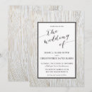 Search for wood grain wedding invitations Chic