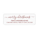 Search for greetings return address labels Seasonal