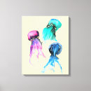 Search for watercolor jellyfish art Aquatic