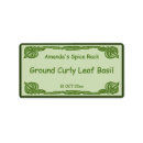 Search for spice labels Green
