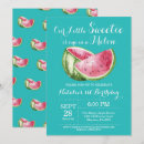 Search for one in a melon birthday invitations Our little sweetie