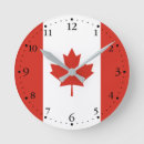 Search for canadian flag clocks Patriot