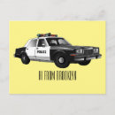 Search for police car postcards Vehicle