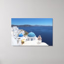 Search for santorini canvas prints Europe