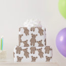 Search for brown teddy bear wrapping paper Birthday