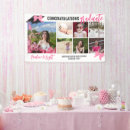 Search for pink graduation banners Girl graduate