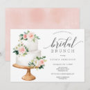 Search for floral brunch bridal shower invitations Blush