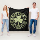 Search for irish shamrock blankets Patricks
