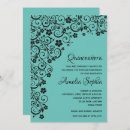 Search for turquoise blue quinceanera invitations Princess