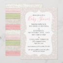 Search for pink grey white baby shower invitations Floral