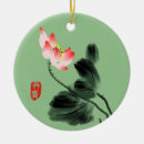 Search for oriental christmas tree decorations Watercolor
