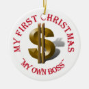 Search for dollar sign christmas tree decorations Money