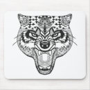 Search for wolf inspirational mouse mats Zendala