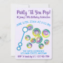 Search for blowing bubbles invitations Purple