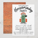 Search for brick red invitations Typography