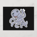 Search for squids postcards Octopi