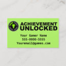 Search for video game business cards Retro