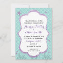 Search for purple beach wedding invitations Lavender