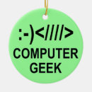 Search for computer geek christmas tree decorations Nerd