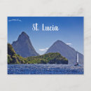Search for pitons postcards West indies