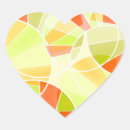 Search for geometric hearts stickers Green