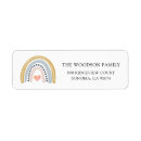Search for blue hearts return address labels Cute