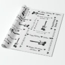 Search for guitar pattern wrapping paper Rock