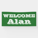 Search for welcome sign banners Unique