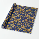 Search for christmas toile wrapping paper Blue