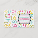 Search for numbered business cards Tutor