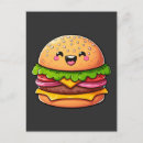 Search for burger postcards Kawaii