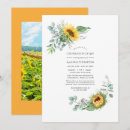 Search for sunflower celebration of life invitations Rustic