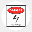 Search for voltage stickers Warning