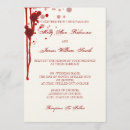 Search for vampire wedding invitations Red