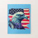 Search for american bald eagle puzzles Stars and stripes