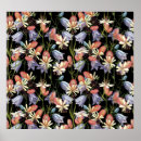 Search for white flower pattern posters Leaf