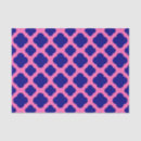 Search for blue moroccan pattern tissue paper Quatrefoil