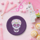 Search for sugar skull plates Mexican