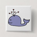 Search for whale square badges Cute