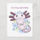 Search for axolotl postcards Cartoon