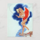 Search for girls fishing postcards Retro