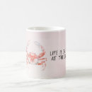 Search for red crab mugs Beach