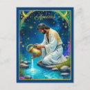 Search for aquarius zodiac sign postcards Astrology