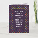 Search for funny adult humor birthday cards Over the hill