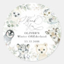 Search for polar animals stickers Winter