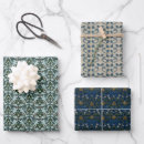 Search for symmetrical gift wrap Blue