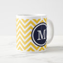 Search for navy blue and yellow mugs Trendy