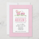 Search for girl farm invitations Pink tractor