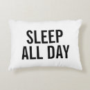 Search for funny sleep quotes cushions Typography