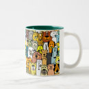 Search for cute cat graphic mugs Illustration